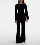 Roland Mouret Peplum velvet jacket