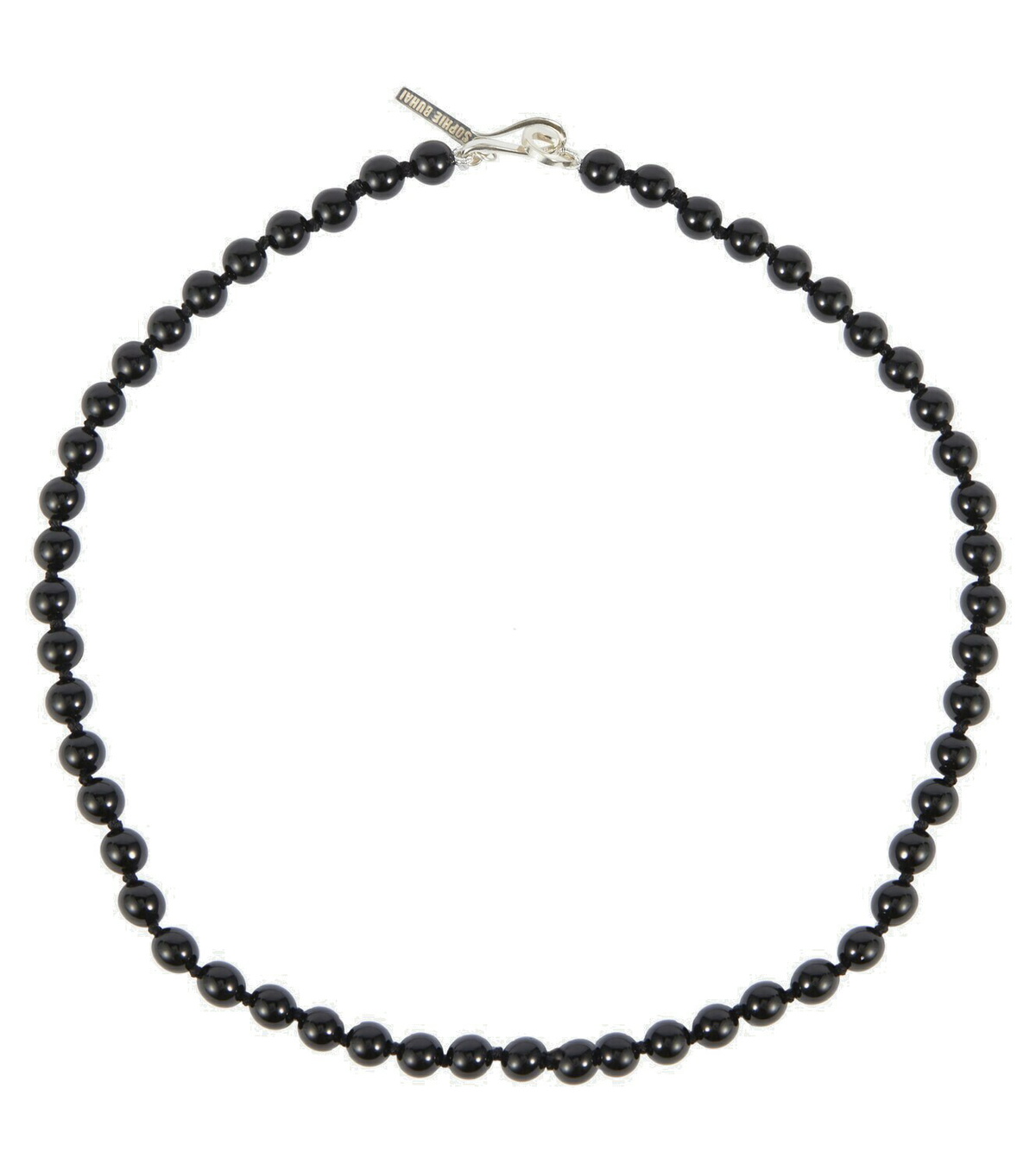 Sophie Buhai - Tiny onyx and sterling silver choker Sophie Buhai
