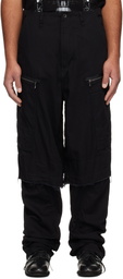 Julius Black Rust Graft Cargo Pants