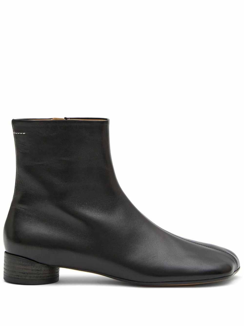 MM6 MAISON MARGIELA - Leather Ankle Boots MM6 Maison Margiela