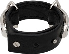 Julius Black Leather Bracelet