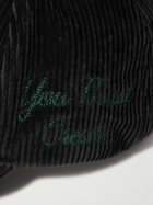 YMC - Logo-Embroidered Cotton and Linen-Blend Corduroy Baseball Cap