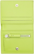 MM6 Maison Margiela Green Numeric Bifold Wallet
