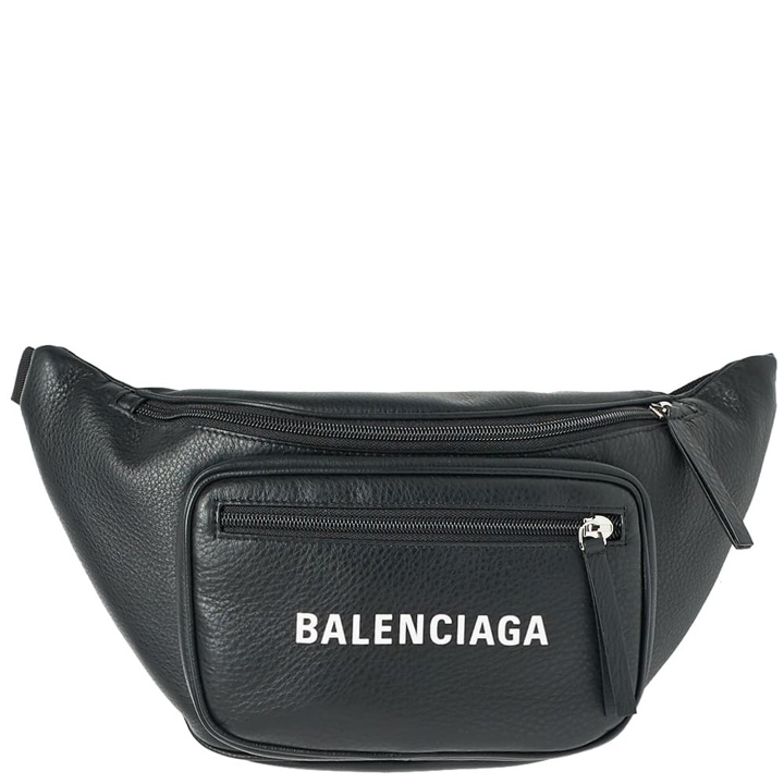 Photo: Balenciaga Leather Logo Waist Bag