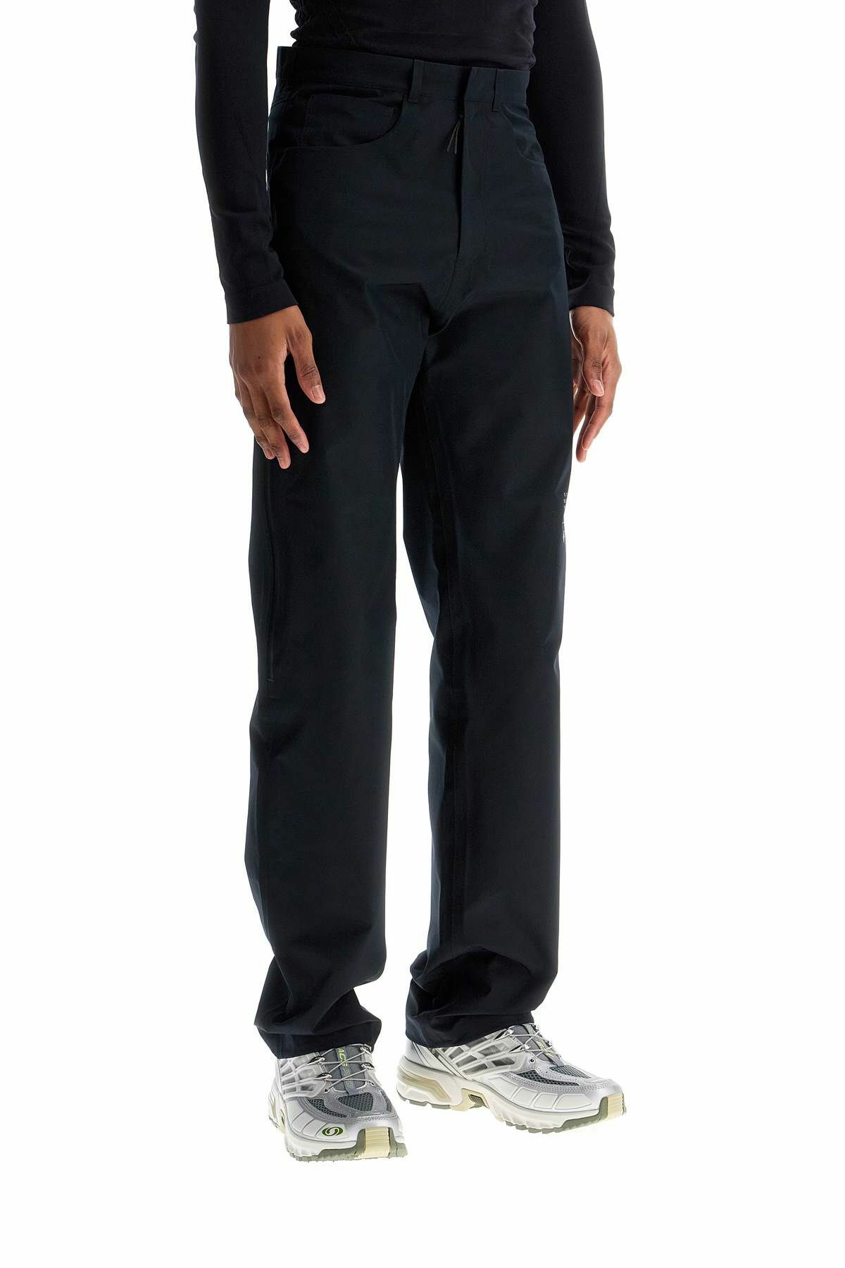 パンツ MM6 x SALOMON PANTS 5 POCKETS Deep Black MM6 Maison Margiela MM6 Maison Margiela x Salomon Five-Pocket Zip