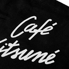 Maison Kitsuné Cafe Kitsuné Tote Bag in Black