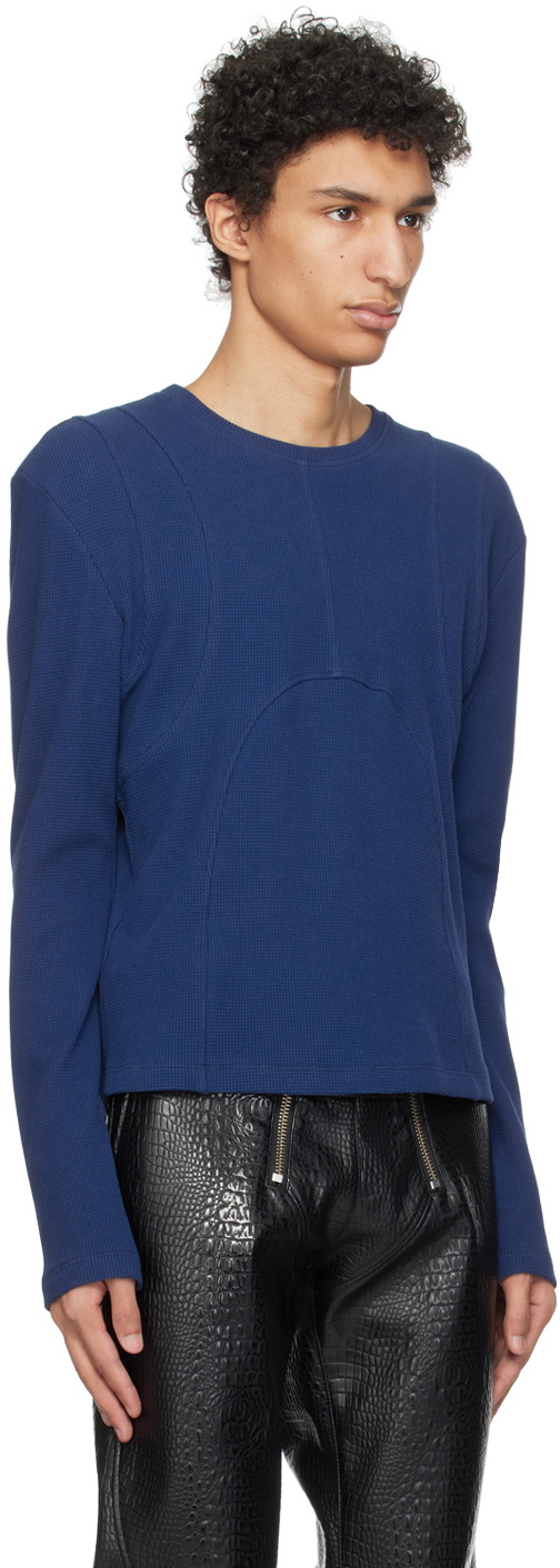 K.NGSLEY Blue Dani Long Sleeve T-Shirt