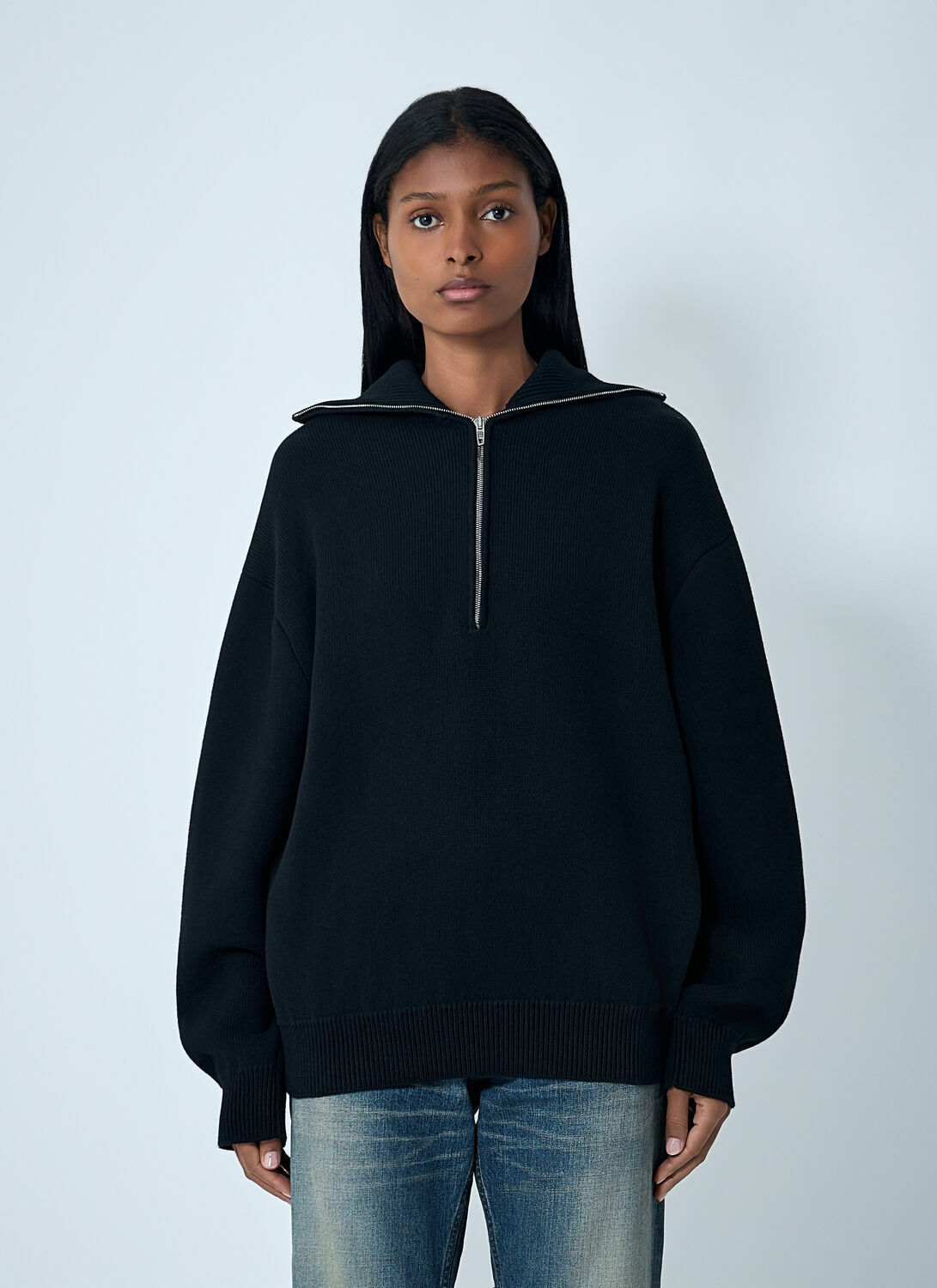 Balenciaga Zip-Up Sweater