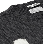 Our Legacy - Textured Intarsia-Knit Sweater - Gray