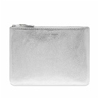 Comme des Garçons SA5100G Wallet in Silver
