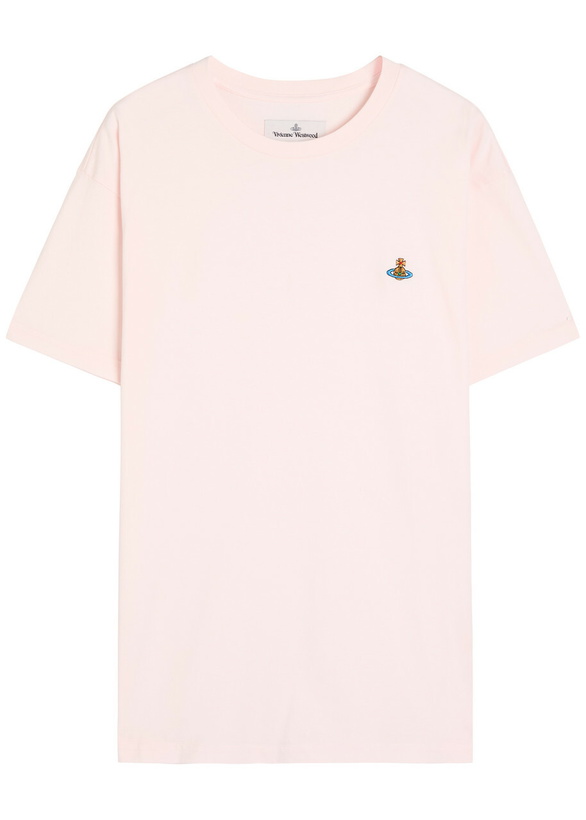 Photo: Vivienne Westwood Classic Logo Stretch-cotton T-shirt Pink