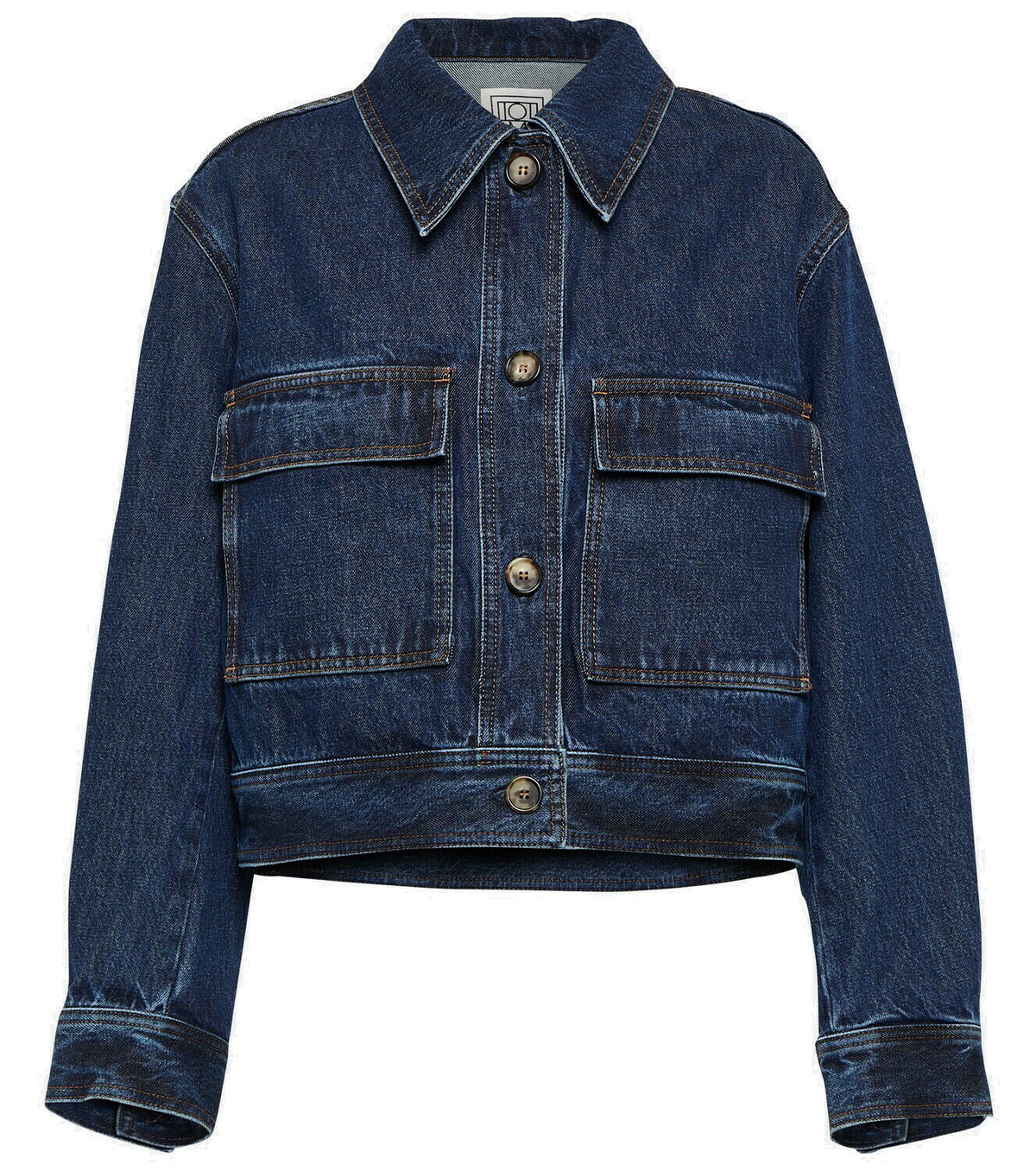 TOTEME｜DENIM JACKETS (Classic denim jacket (242-WRO2395 22522005_53157136_600.jpg