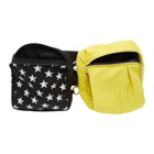 Raf Simons SSENSE Exclusive Black and Yellow Eastpak Edition America Messenger Bag