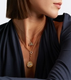 FoundRae Resilience Blossoms Medium 18kt gold necklace with diamonds