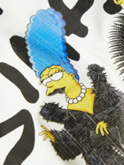 Balenciaga - The Simpsons Oversized Printed Cotton-Blend Jersey T-Shirt - White