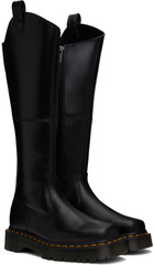 Dr. Martens Black Amaayah Knee High Leather Tall Boots