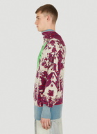 Bruegel High Neck Sweater in Red