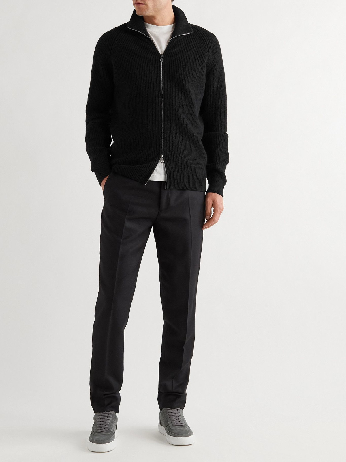 JOHN SMEDLEY - Thatch Slim-Fit Recycled Cashmere and Merino Wool-Blend ...