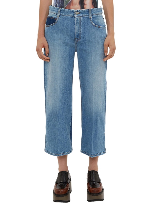 Photo: Stella McCartney Cropped Panel Jeans