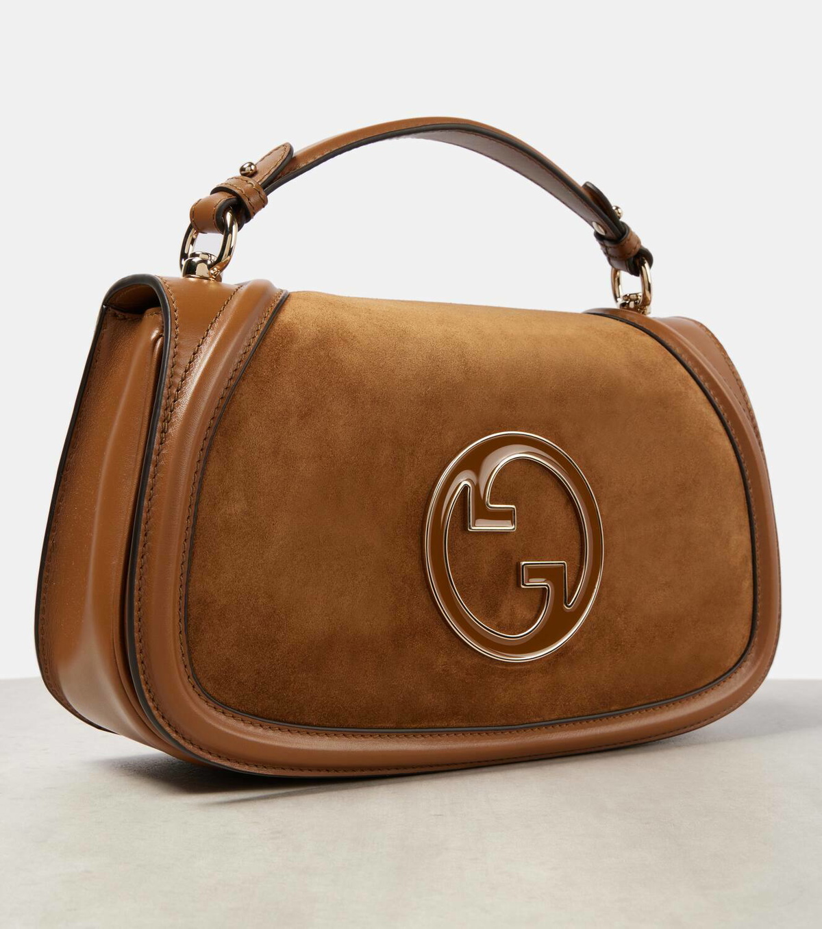 トートバッグ GUCCI Handbag G.Blondie Suede Dafne/ Gucci Blondie Medium suede tote bag Gucci