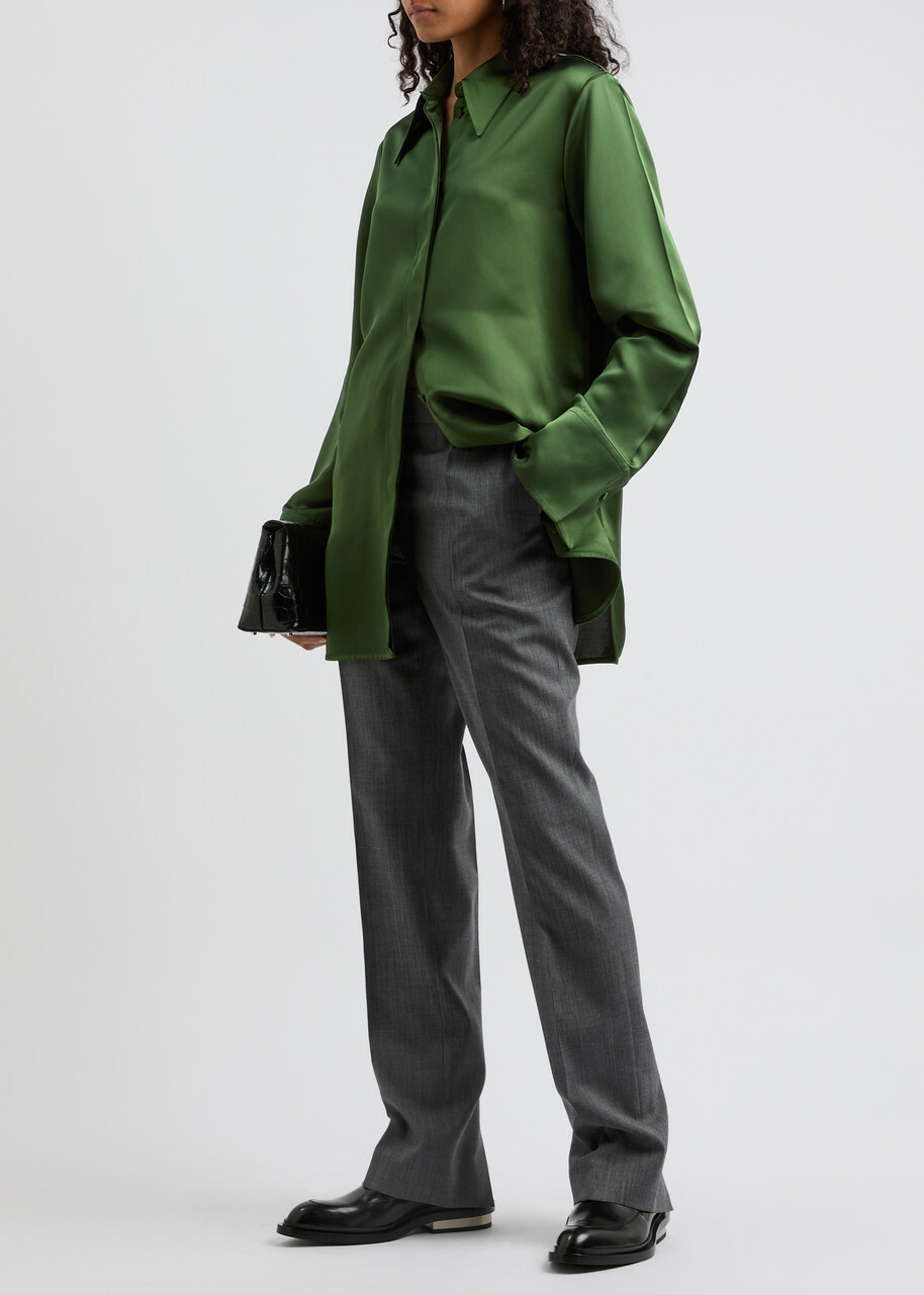 Jil sander ピスタチオグリーン　シャツ Jil sander ピスタチオグリーン シャツ