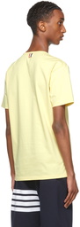 Thom Browne Yellow Jersey Striped Chest Pocket T-Shirt