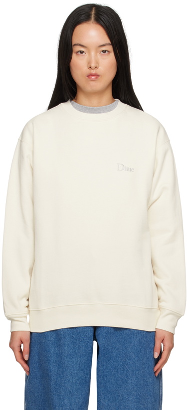 Photo: Dime Off-White Classic Sweatshirt