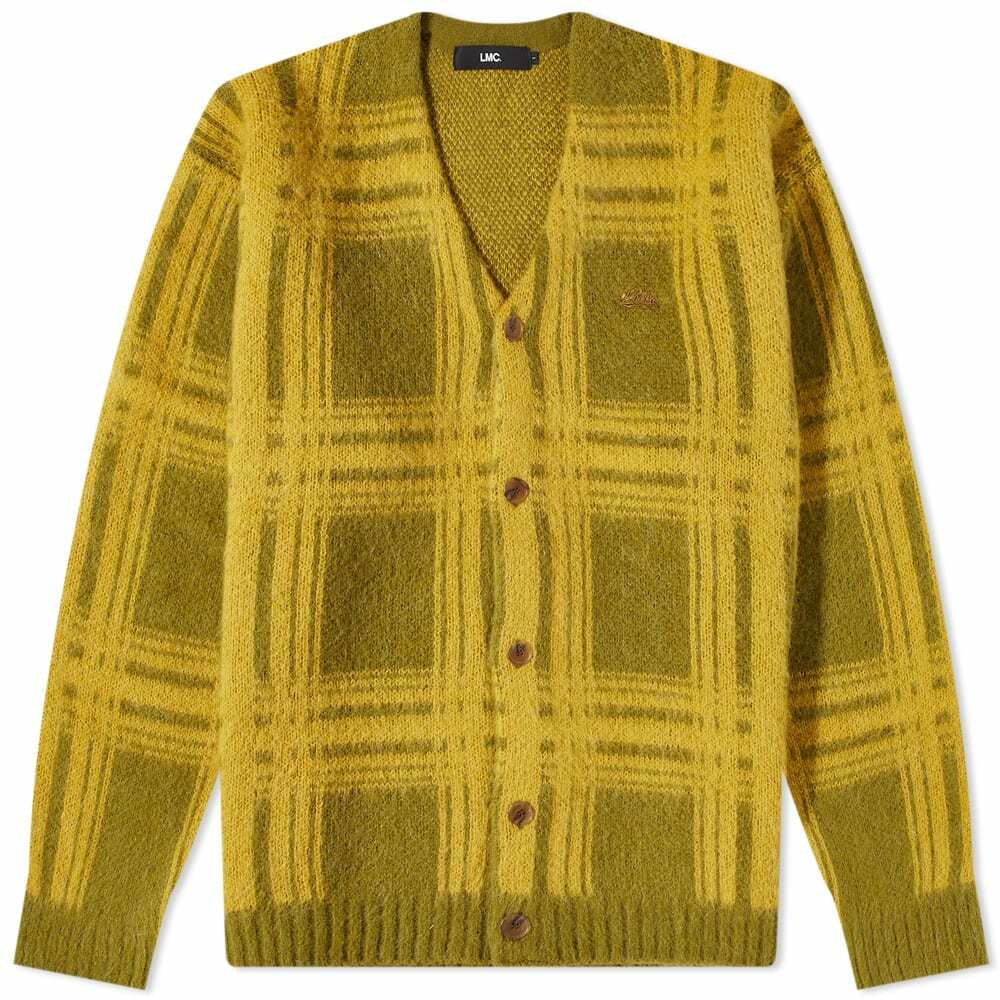 LMC Men's Classic Mohair Cardigan in Olive LMC