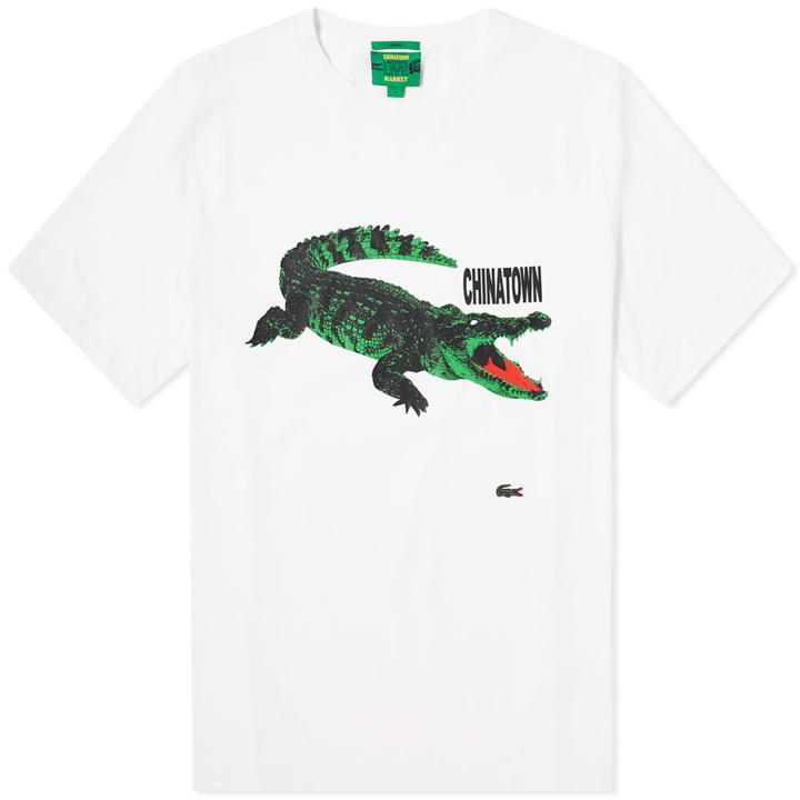 Photo: Lacoste L!ve x Chinatown Market Logo Tee