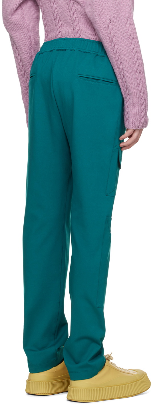 Situationist Blue Paneled Cargo Pants