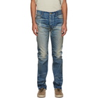 Fear of God Blue Distressed Jeans