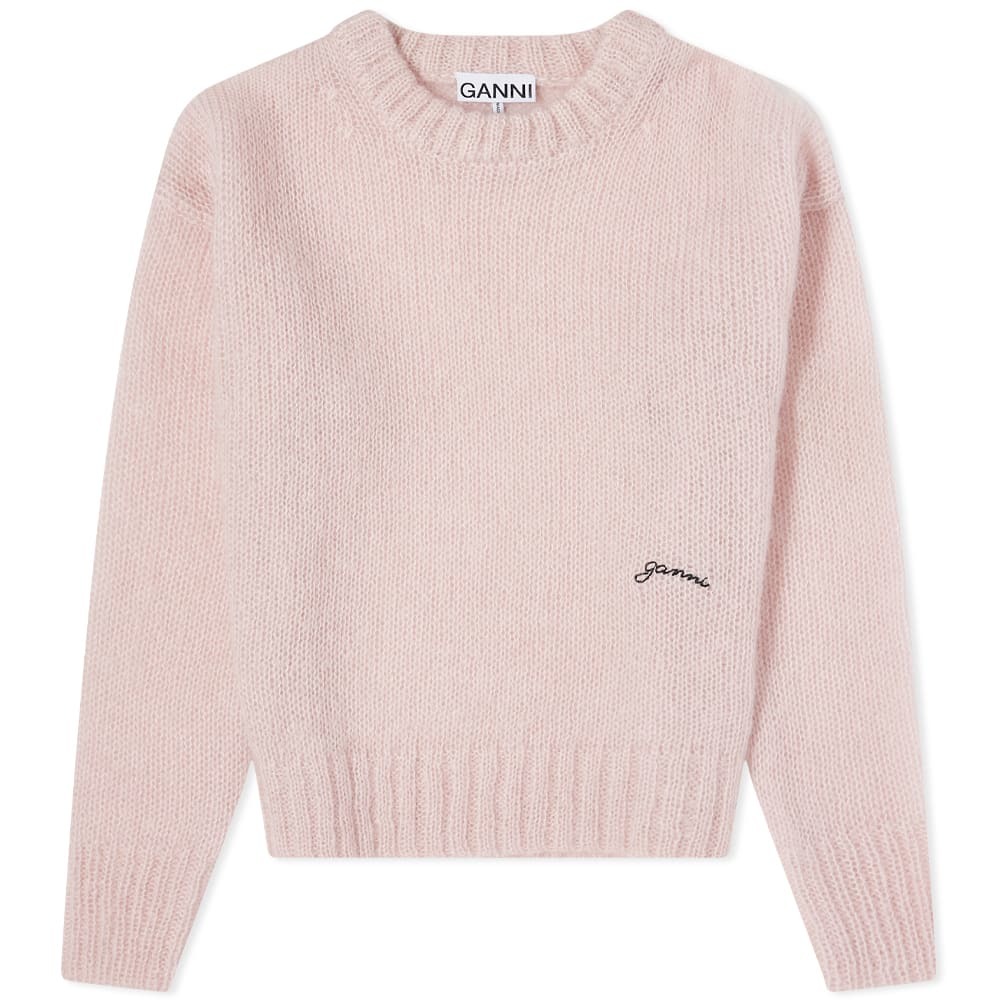 GANNI Open Mohair Knitted Jumper GANNI