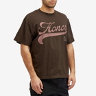 Honor the Gift Men's Holiday Script T-Shirt in Black