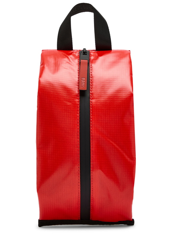 Photo: Rains Sibu Water-repellent Ripstop Wash bag - Red - One Size