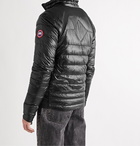 Canada Goose - HyBridge Lite Slim-Fit Quilted Fleece-Back Jersey-Trimmed Nylon-Ripstop Down Jacket - Black