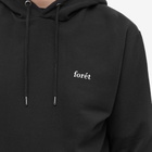 Foret Men's Deer Logo Hoody in Black