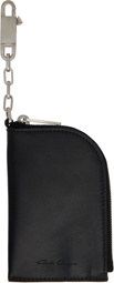 Rick Owens Black Lido Runway Hook Wallet