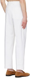 ZEGNA White Pleated Jeans