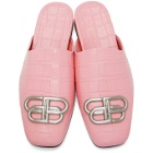 Balenciaga Pink Cosy BB Mules