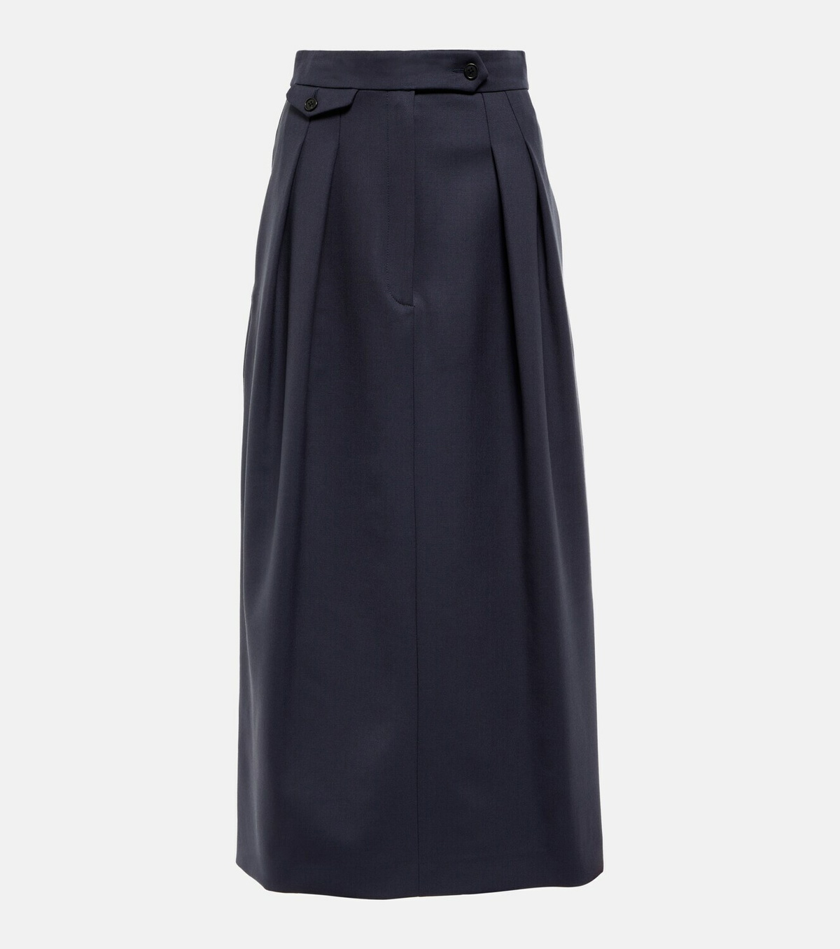 The Row Michelet wool blend midi skirt The Row