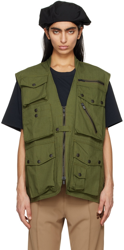 Photo: NEEDLES Khaki Field Vest