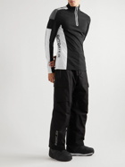 Bogner - Mica Logo-Print Tech-Jersey Half-Zip Ski Base Layer - Black