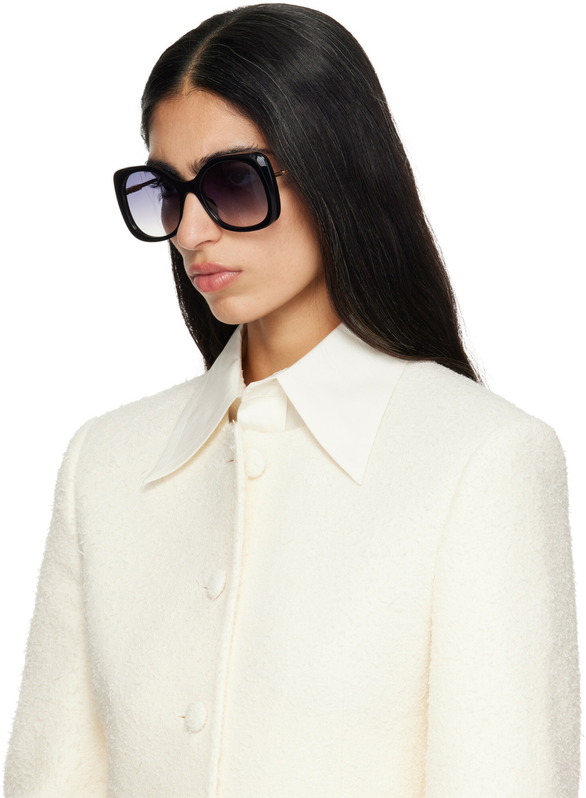 Fendi Black 'Fendigraphy' Sunglasses
