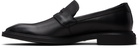 Hugo Black Penny Trim Loafers