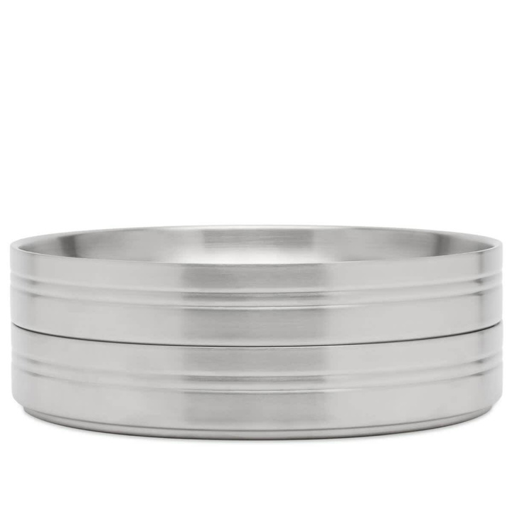 Photo: Service Projects Pasta Plate - Set of 2 in Stainless Steel 