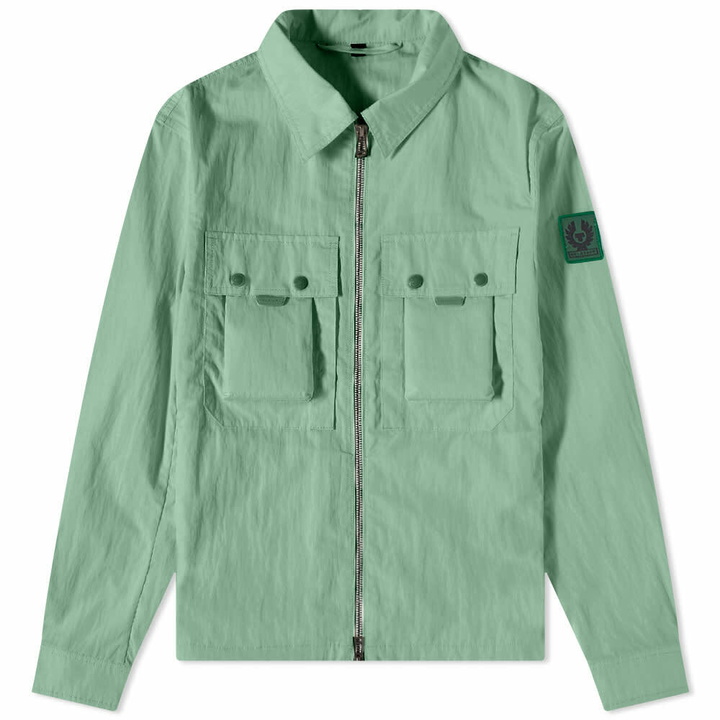 Photo: Belstaff Men's Tactical Overshirt in Graph Green