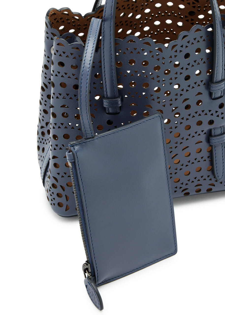 Alaïa Mina 20 Leather top Handle bag - Light Blue - One Size