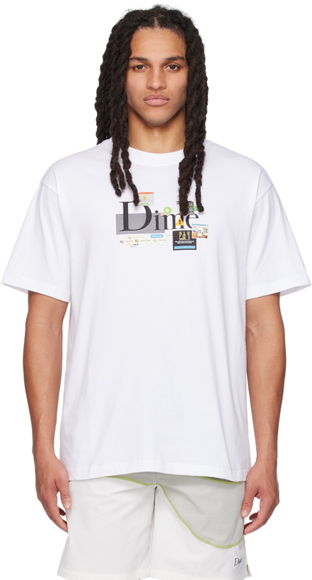 Photo: Dime White Classic Adblock T-Shirt