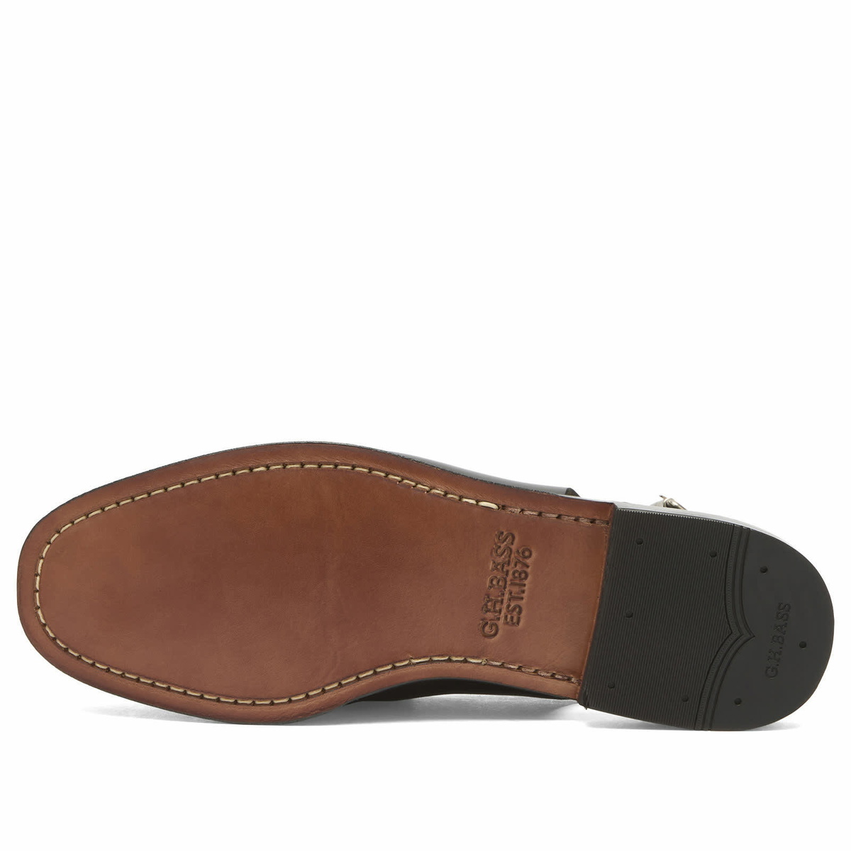 Bass Weejuns Men's Larson Slingback Loafer in Black Leather