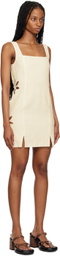 Tach Off-White Afrodita Minidress